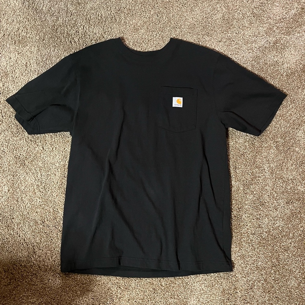 Medium black carhartt pocket t-shirt